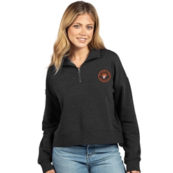 CIRCLE PETE 1/4 ZIP SWEATSHIRT