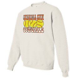 OKLAHOMA STATE COWGIRLS SOFTBALL SWEAT SHIRT