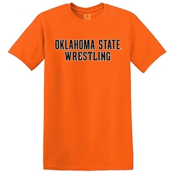 OK ST WRESTLING WORDMARK TEE