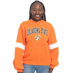 OKLAHOMA STATE MOCK NECK SWEATSHIRT