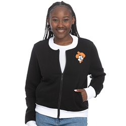 SPARKLE COWBOYS FLEECE FULL ZIP BOMBER