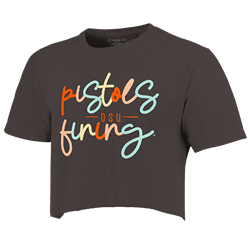 PISTOLS FIRING CROP TEE