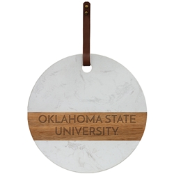 OKLAHOMA STATE MARBLE CHARCUTERIE BOARD