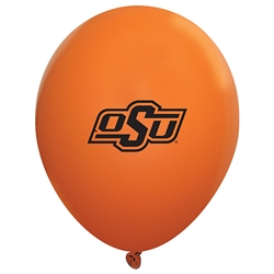 OSU BRAND ORANGE/BLACK BALLOONS 10PK