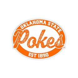 POKES OVAL RECYCLED WOOD MAGNET