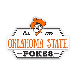 OKSTATE POKES RECYCLED WOOD MAGNET