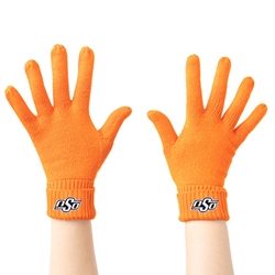 BRAND ORANGE KNIT GLOVE