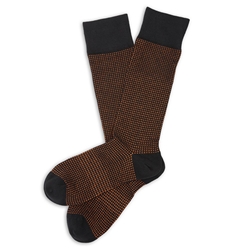 BLACK BIRDSEYE SOCK