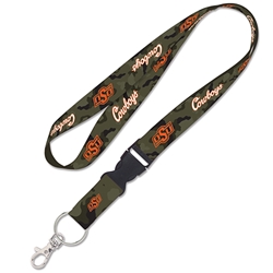 COWBOYS SCRIPT CAMO LANYARD