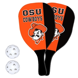 OKSTATE PICKLE BALL SET