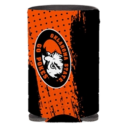 KOOZIE OKSTATE DOT BRUSH STROKE CAN COOLER