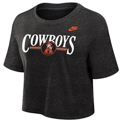 NIKE COWBOYS DRI FIT CROP TEE