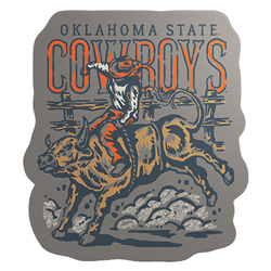 OKLAHOMA STATE COWBOYS RODEO STICKER