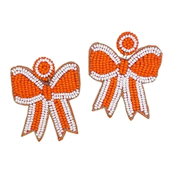 FAN GLAM BOW EARRING