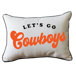 OSU LET'S GO MASCOT PILLOW